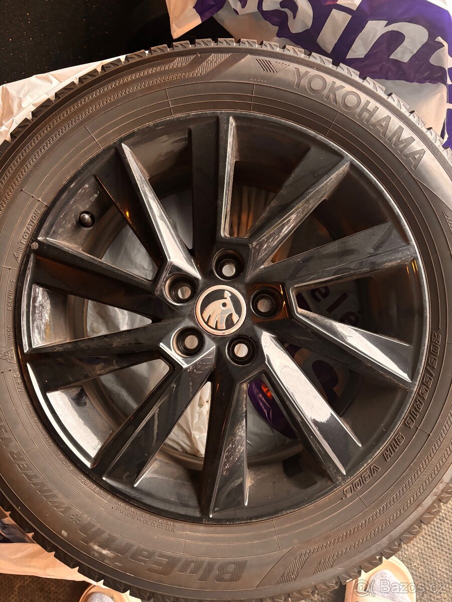 Alu disky s pneumatikami