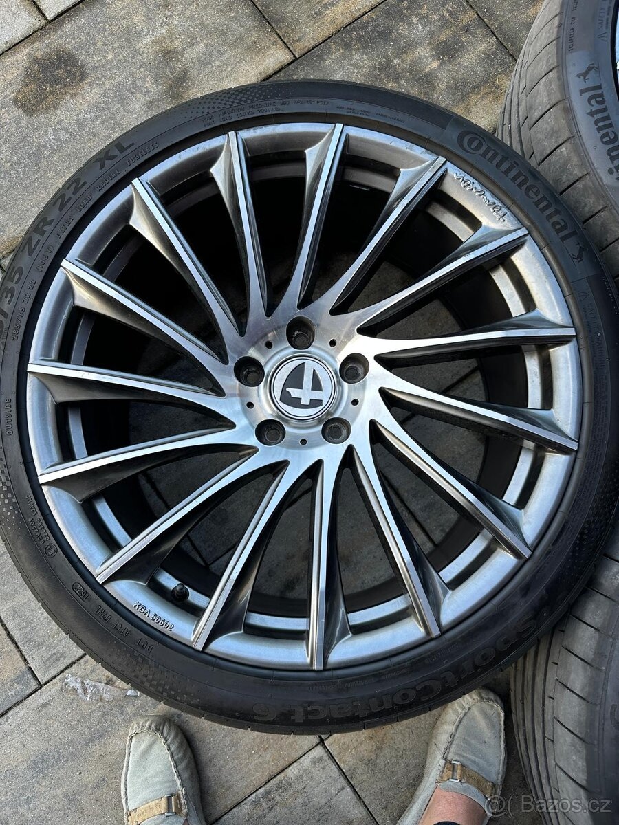 Alu kola R22 + letní pneu