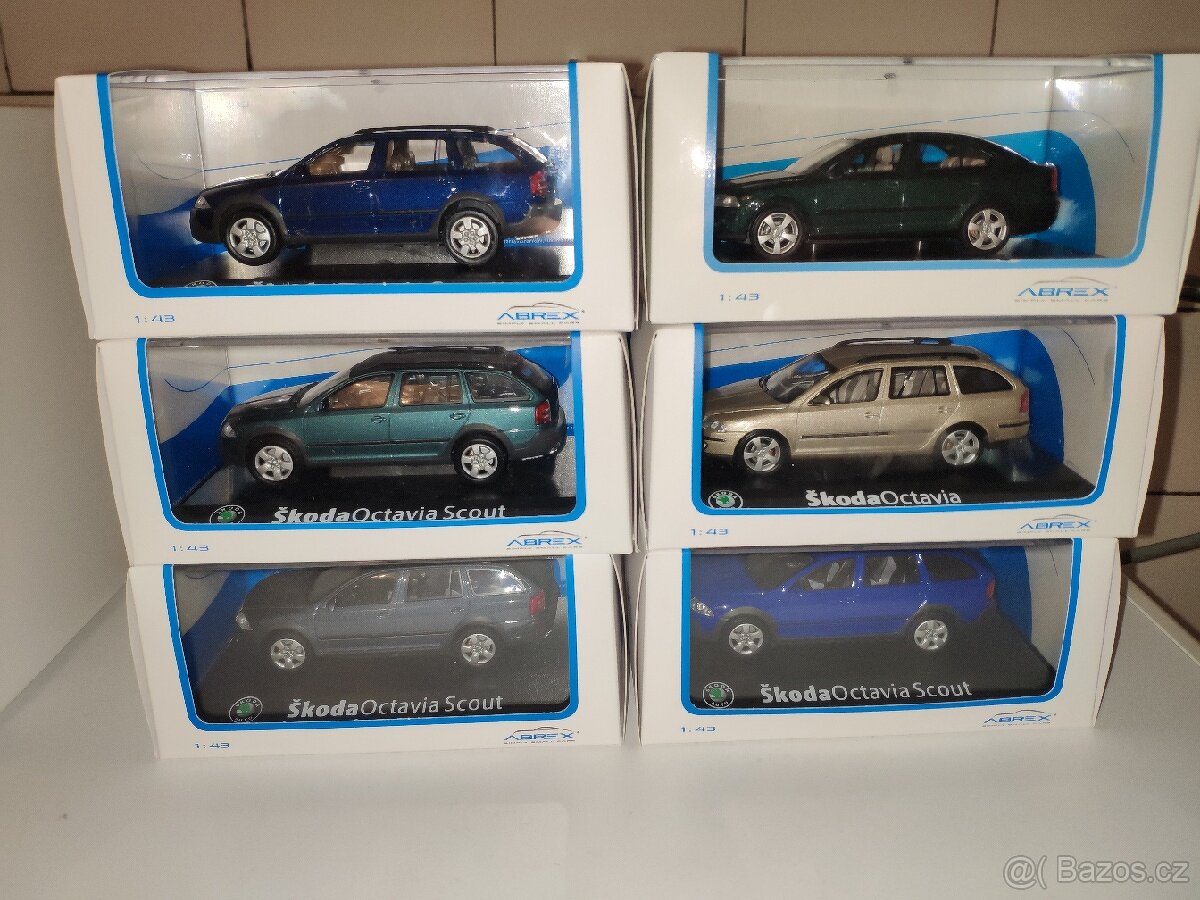 Abrex modely Octavia 2 + Scout