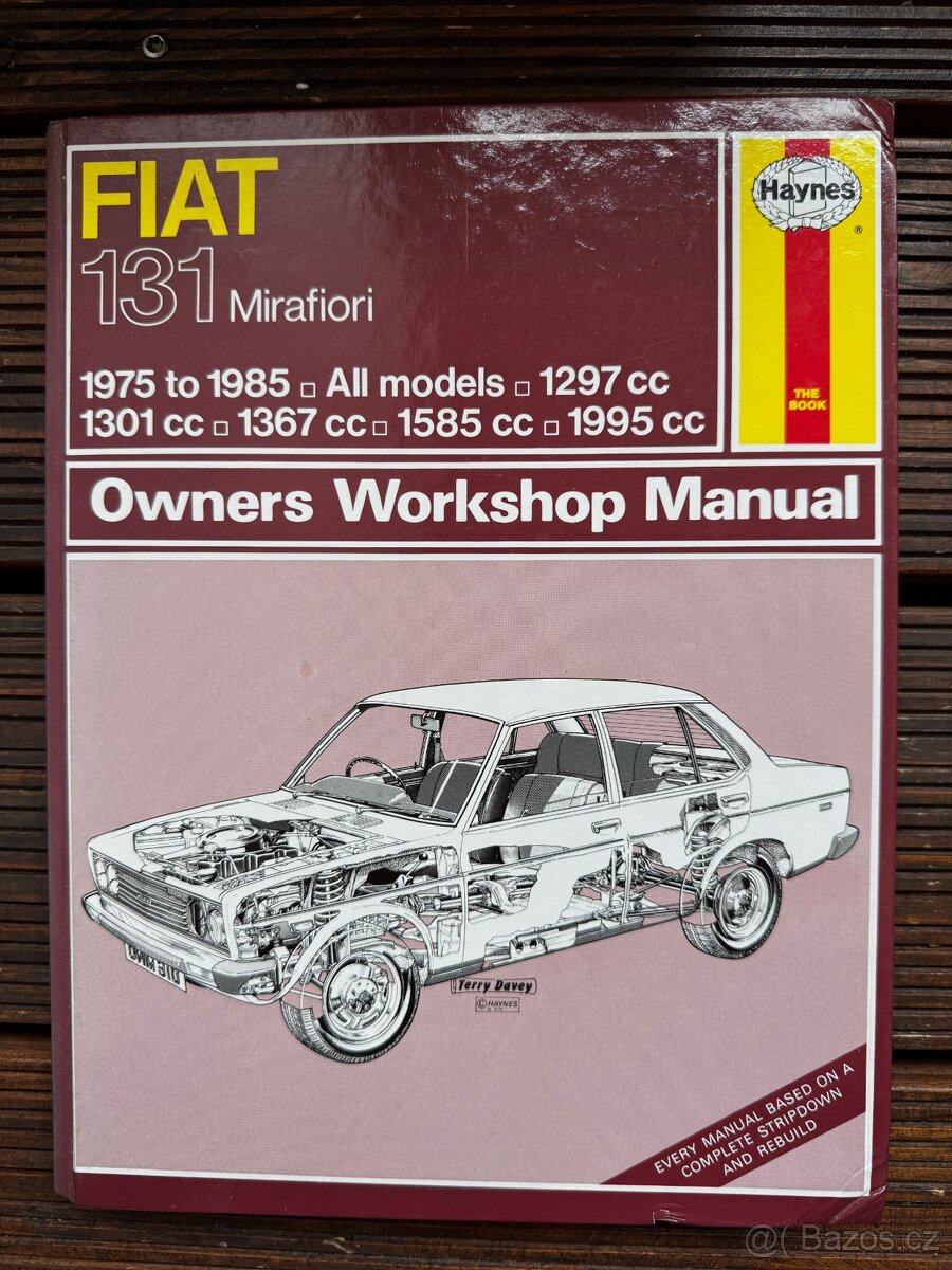 FIAT 131 MIRAFIORI originální montážní manual servisní