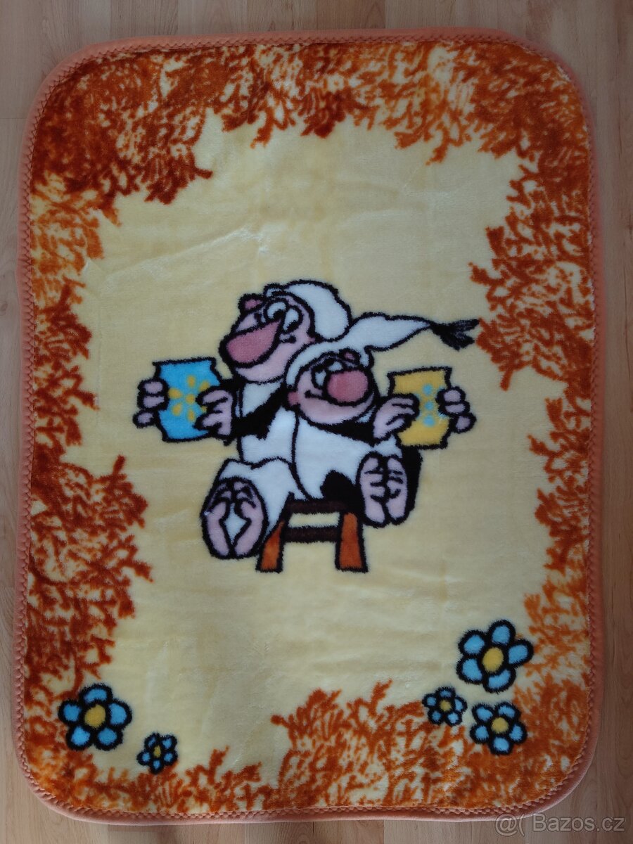 Dětská deka Křemílek & Mochomůrka