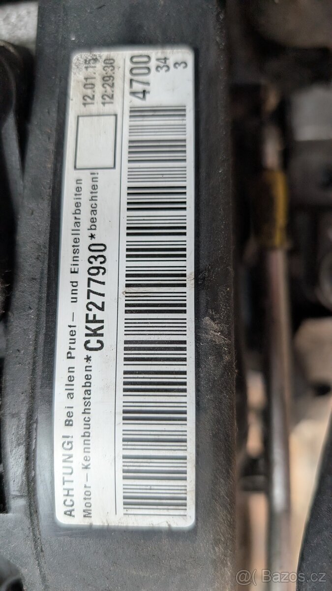 CKFC 2.0 TDI Škoda Volkswagen díly motoru