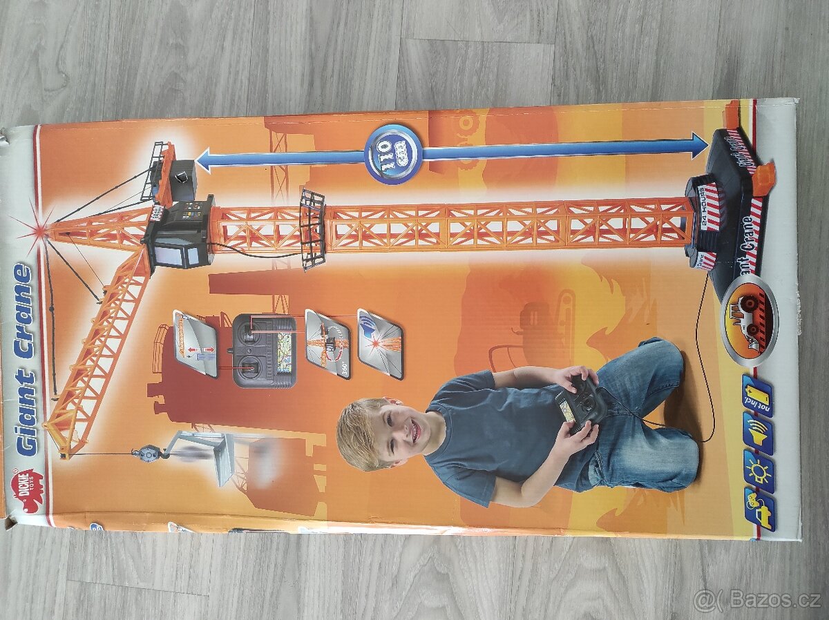 Jeřáb na dálkové ovládání výška 110 cm