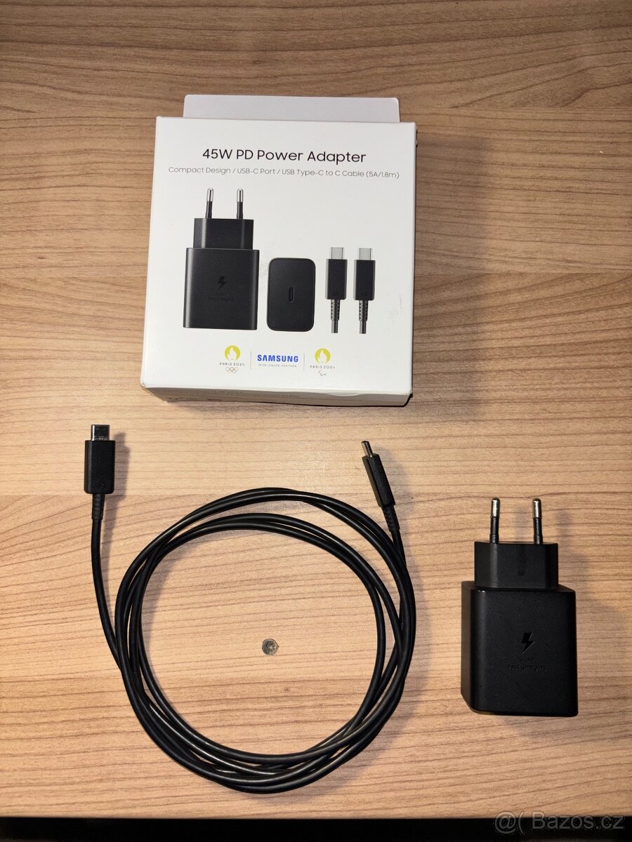 Originální Samsung rychlonabíječka 45w - s 45w kabelem