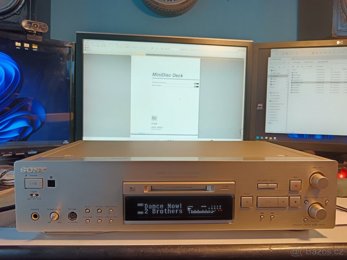 Minidisc rekordér Sony MDS JB-940QS Limited ed.