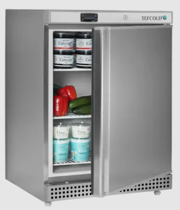 podstolová lednice nerez