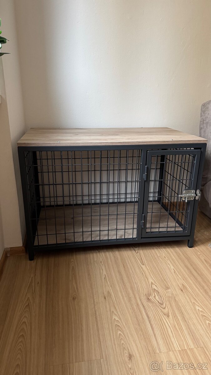 Interiérová klec pro psa do bytu ručně vyráběna