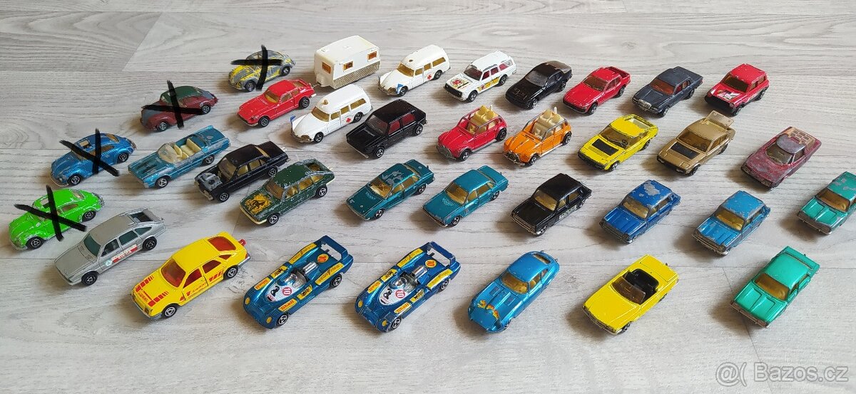 autíčka - angličáky Majorette