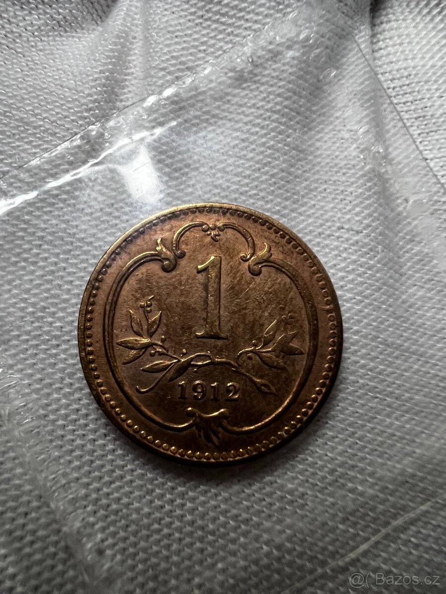 František Josef 1 Haléř 1912 Vídeň
