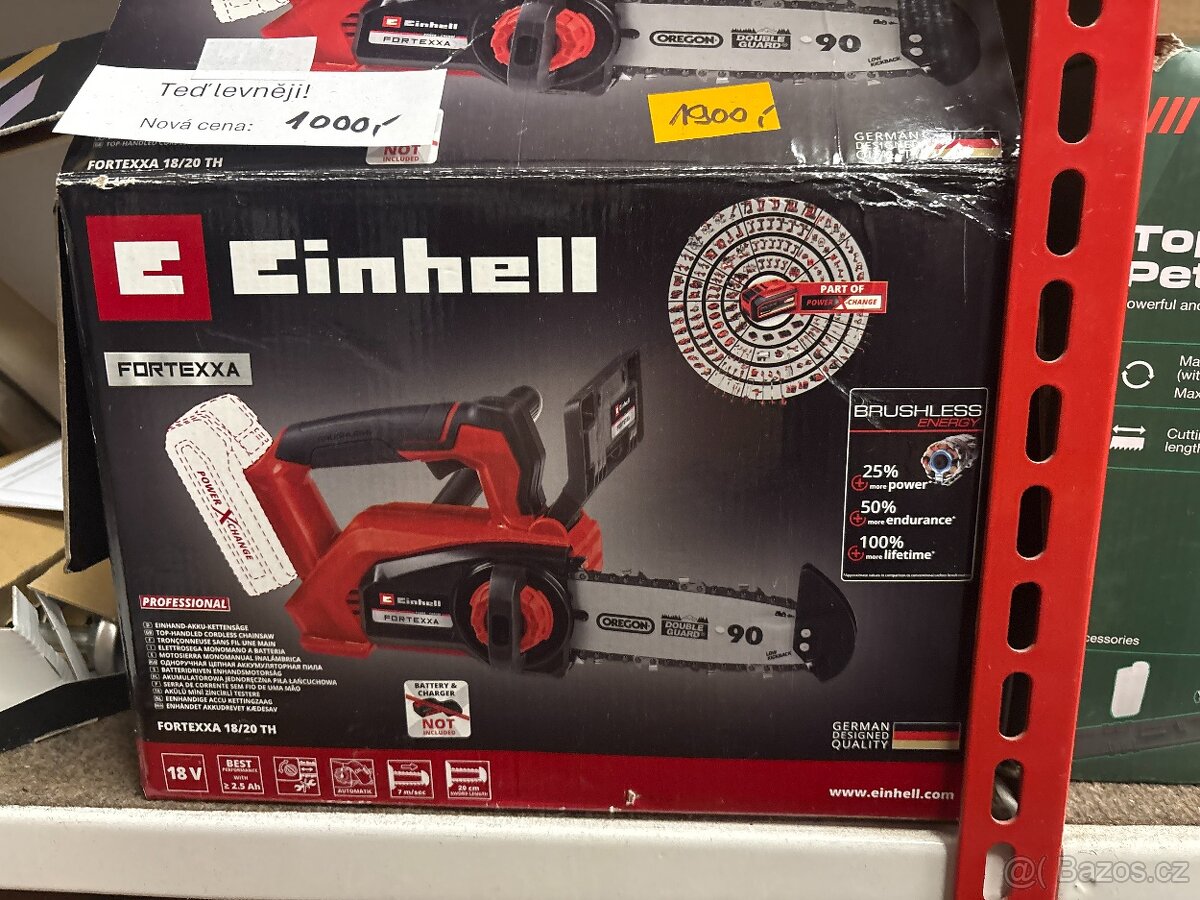 Einhell Fortexxa 18/20 TH – aku řetězová pila