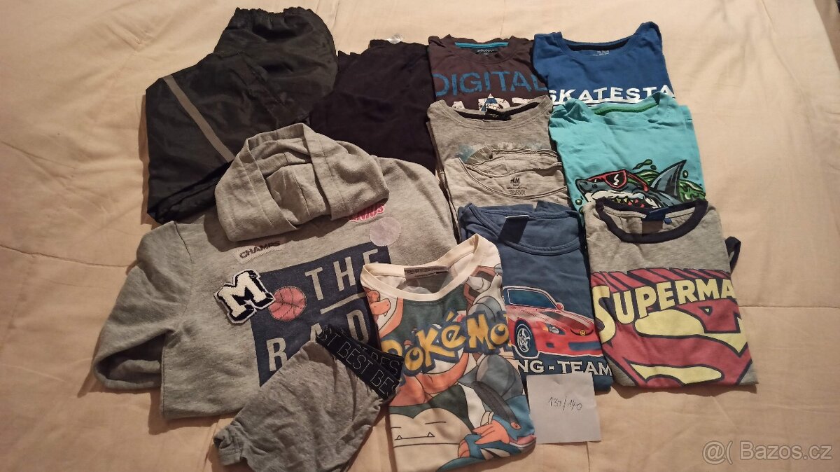 Sada oblečení pro kluka vel 134-140