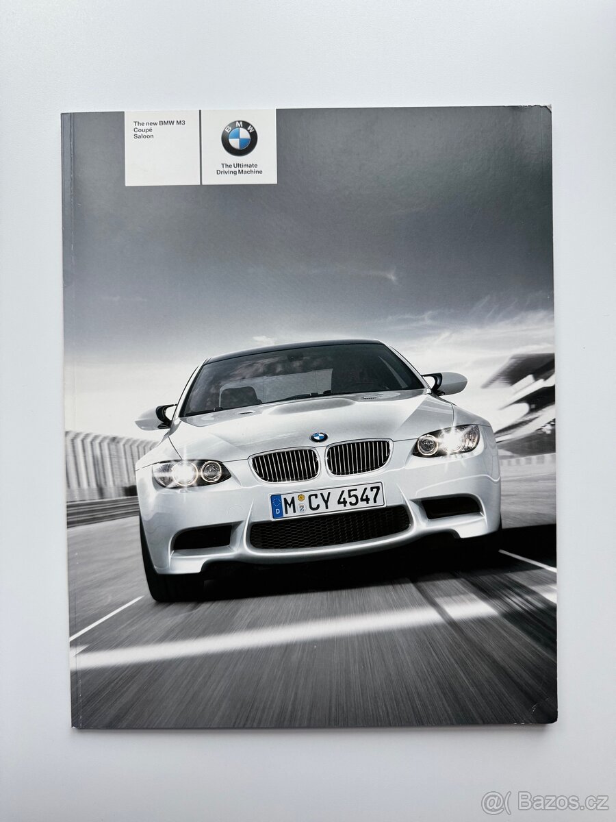 BMW M3 E92 prospekt - anglický prospekt