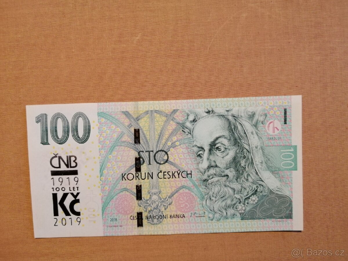 BANKOVKA ČNB 100 Kč