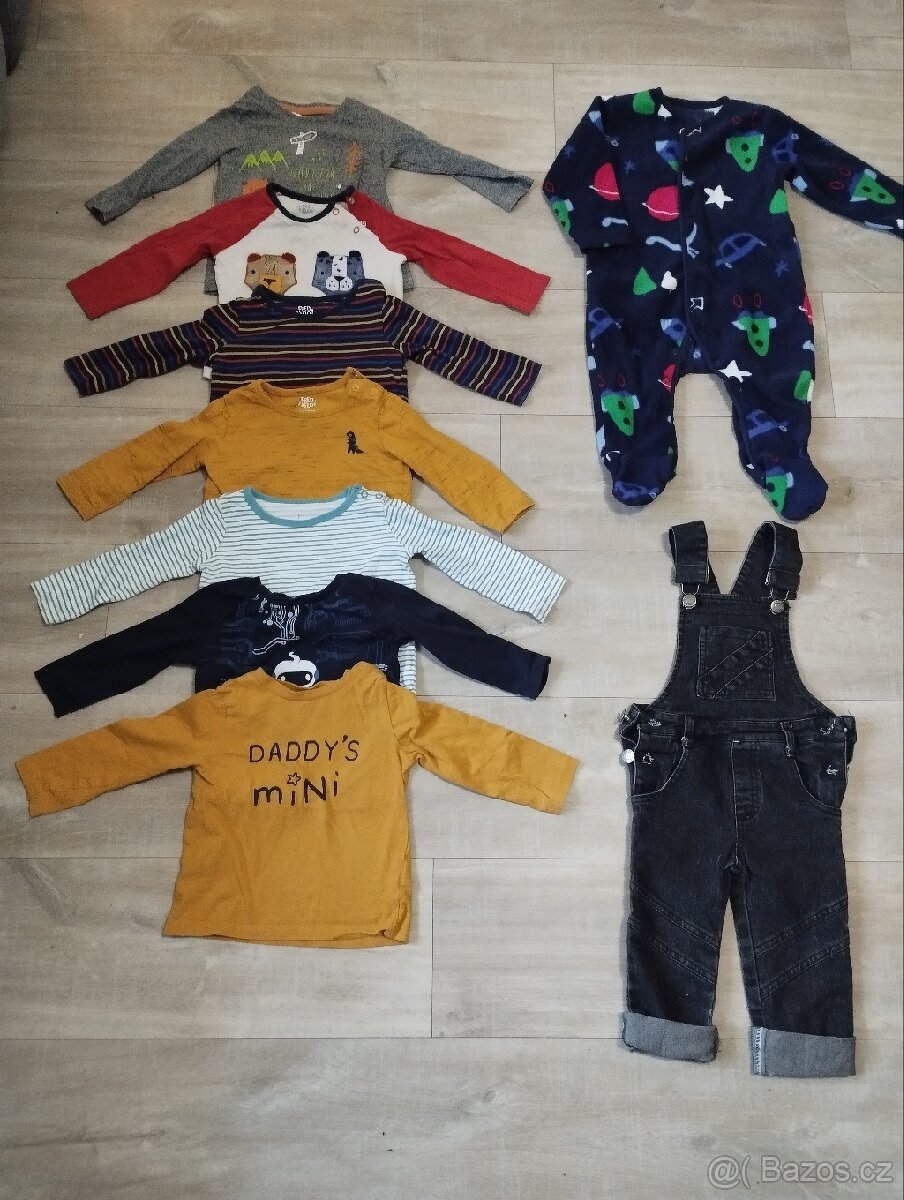 Dětské zimní oblečení velikost 9-12 měsíců