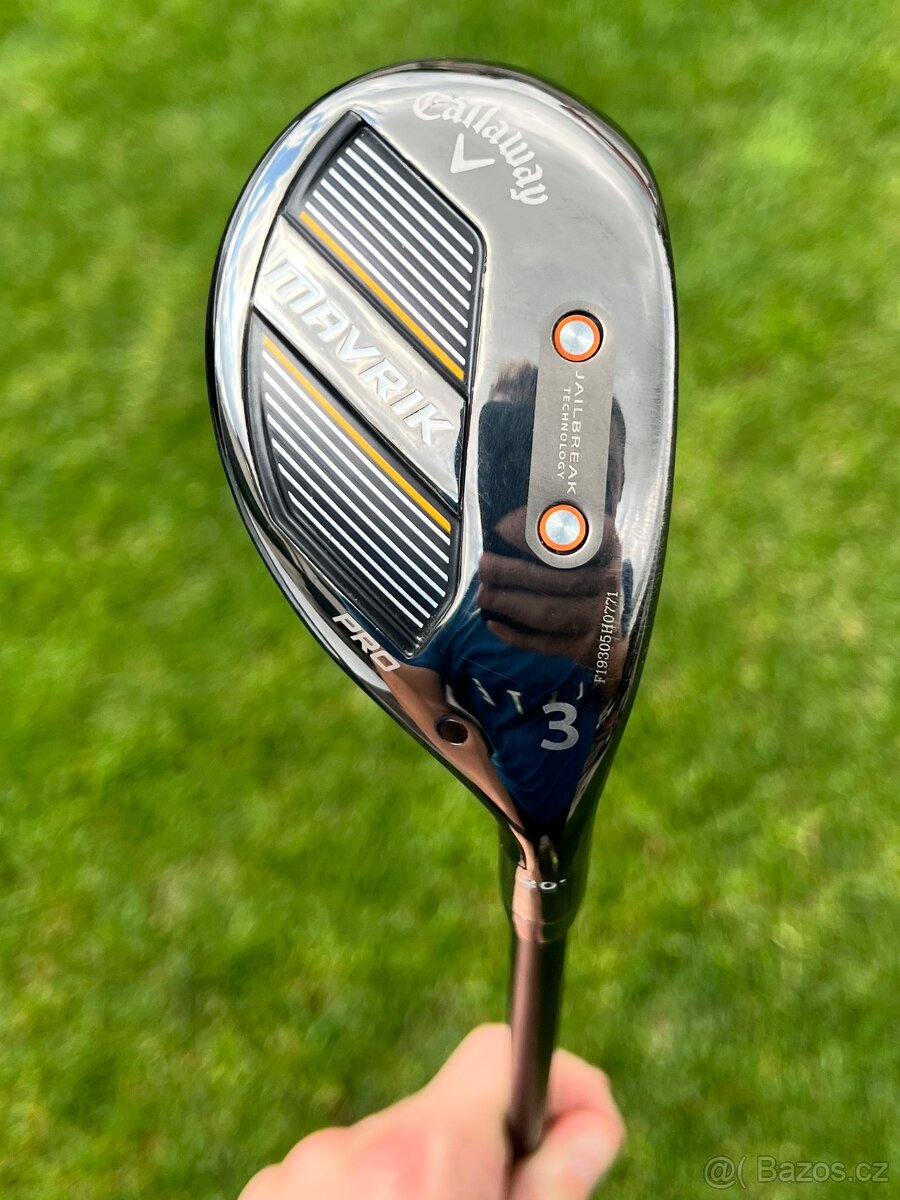 Hybrid Callaway Mavrik #3 20°, Stiff, RH