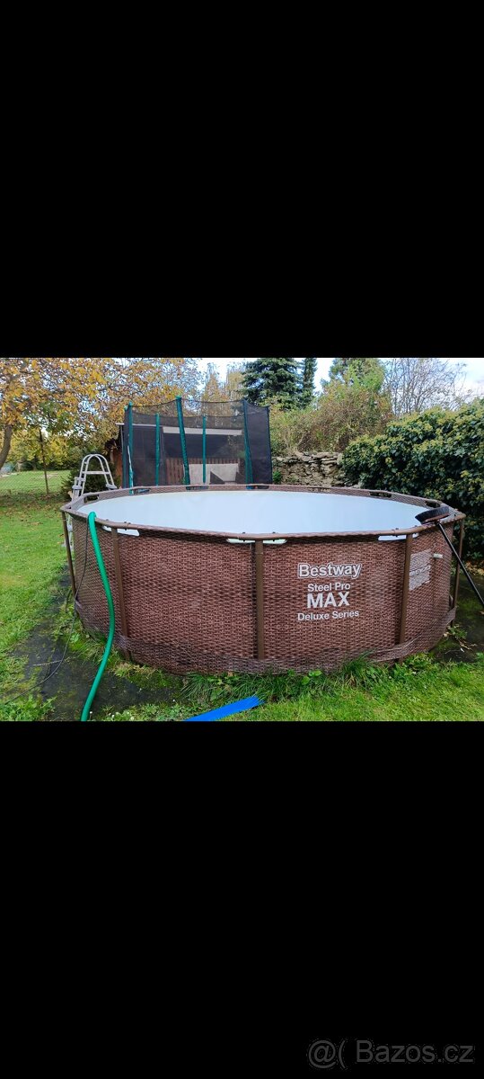 Nadzemní bazén Bestway Steel Pro Max Rattan