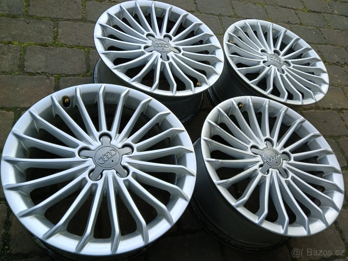 ALU kola,sada,originál AUDI SLINE, BEZ PNEU, 5x112, TOP