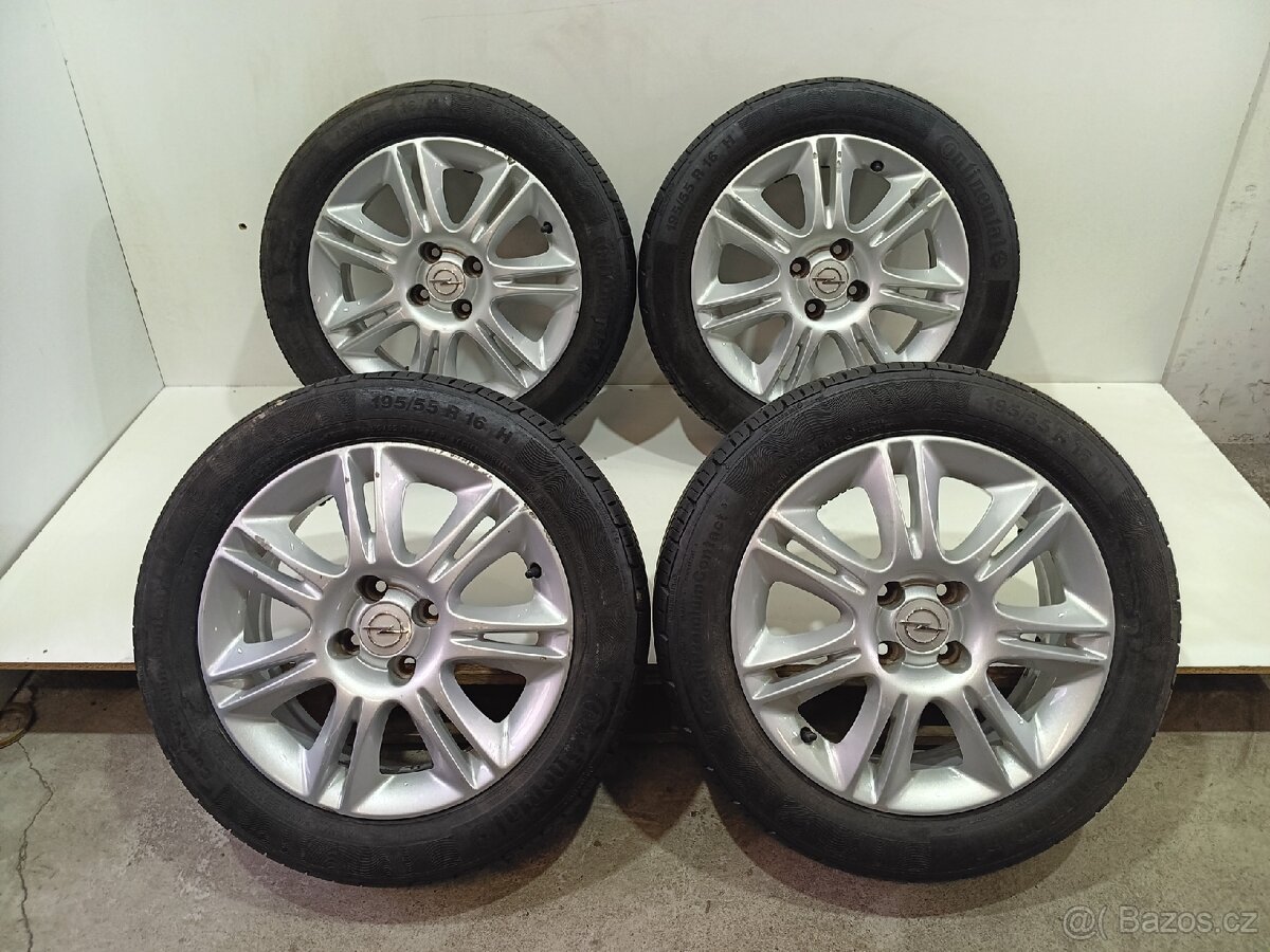 Alu kola Opel Corsa, Adam 4x100 R16 pneu 195/55/16