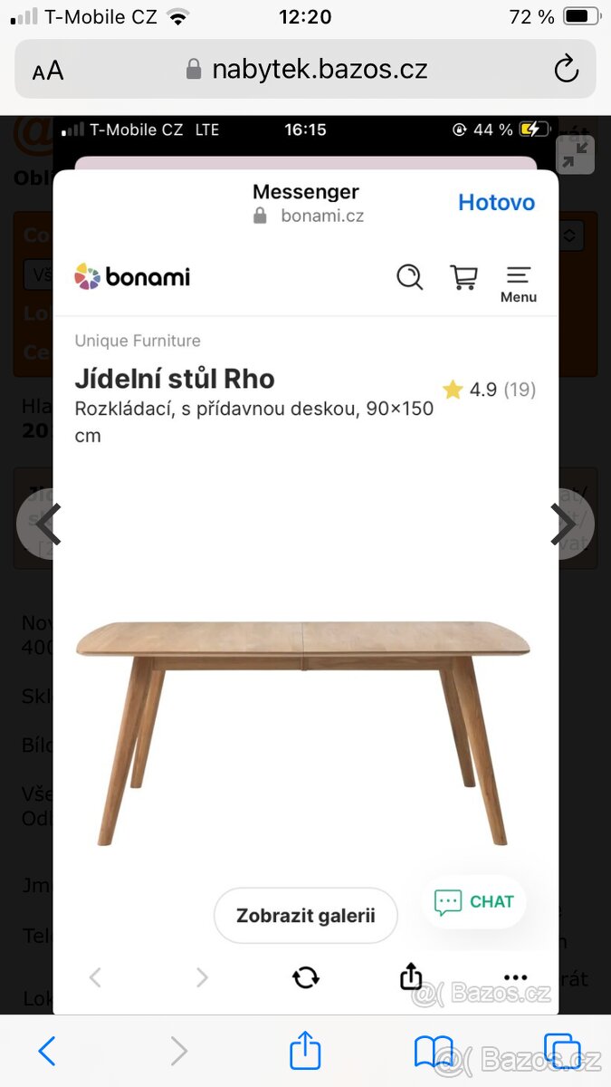 Jidelni stůl