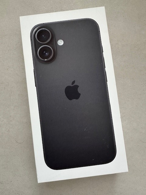 Nový/nerozbalený iPhone 16 256GB Černý