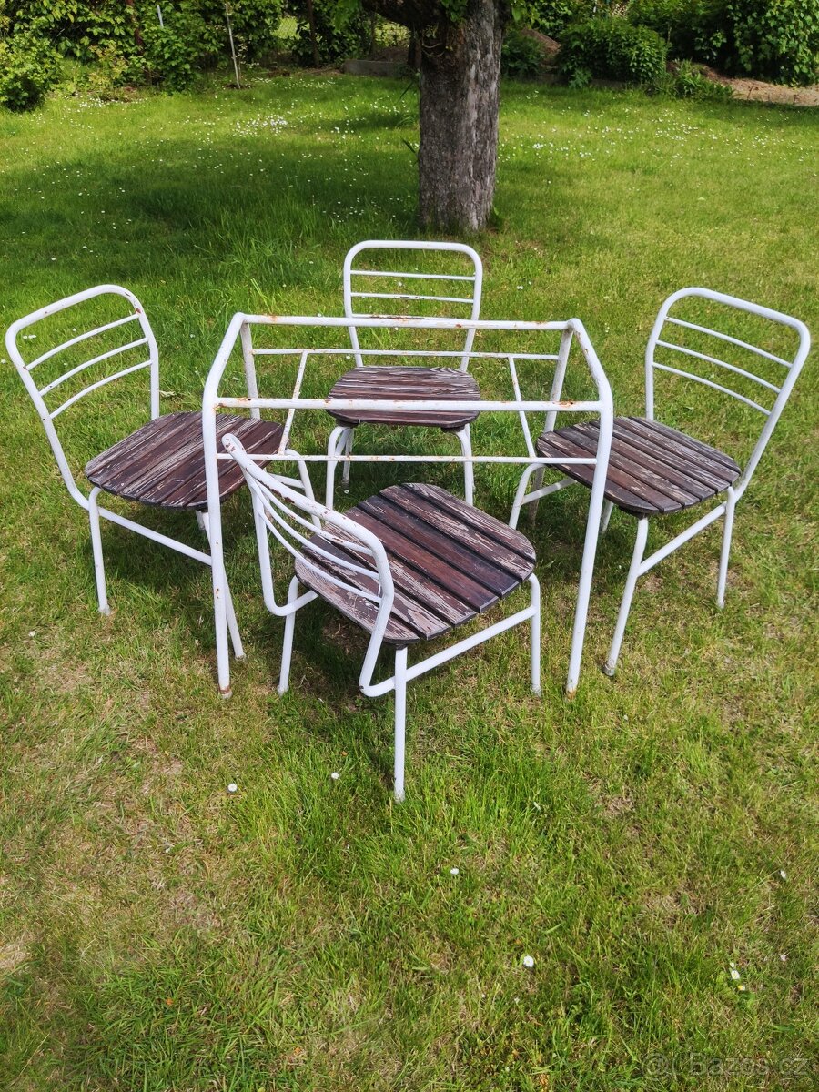 Retro zahradní nábytek