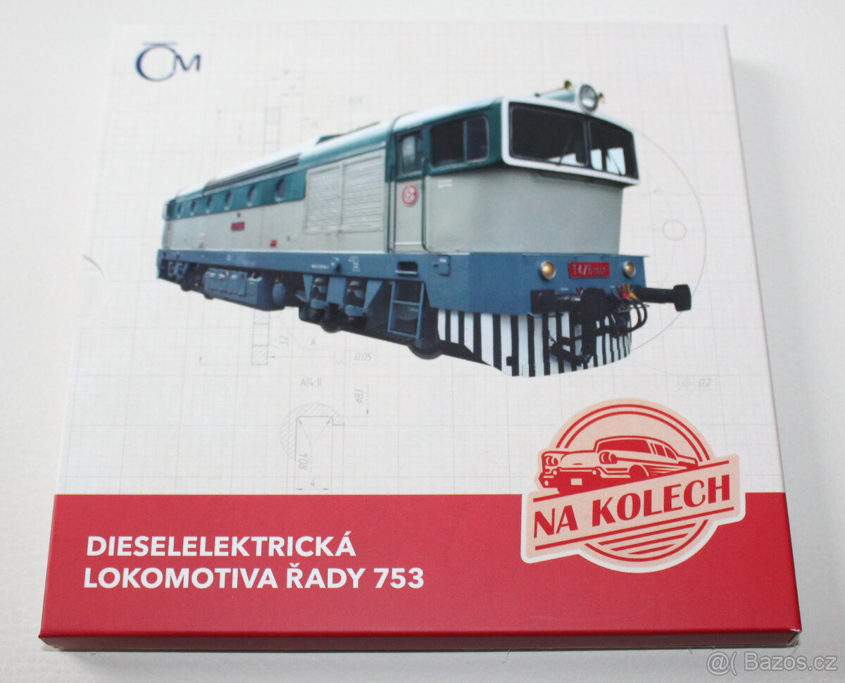 Stříbrná mince Na kolech - Dieselelektrická lokomotiva 753