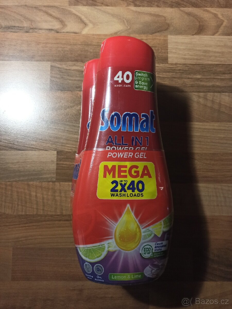 Gel do myčky 80 dávek 2 x 720 ml

