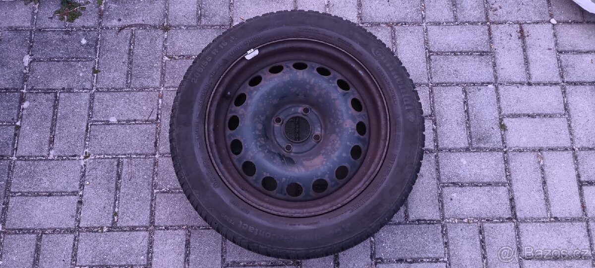Sada zimních pneumatik 205/55 R16 s disky pro Citroen C4