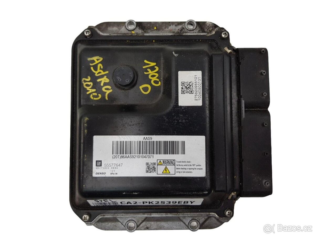 Řídicí Jednotka Motoru 55577647 MB275800-8884 AAS9 Opel GM