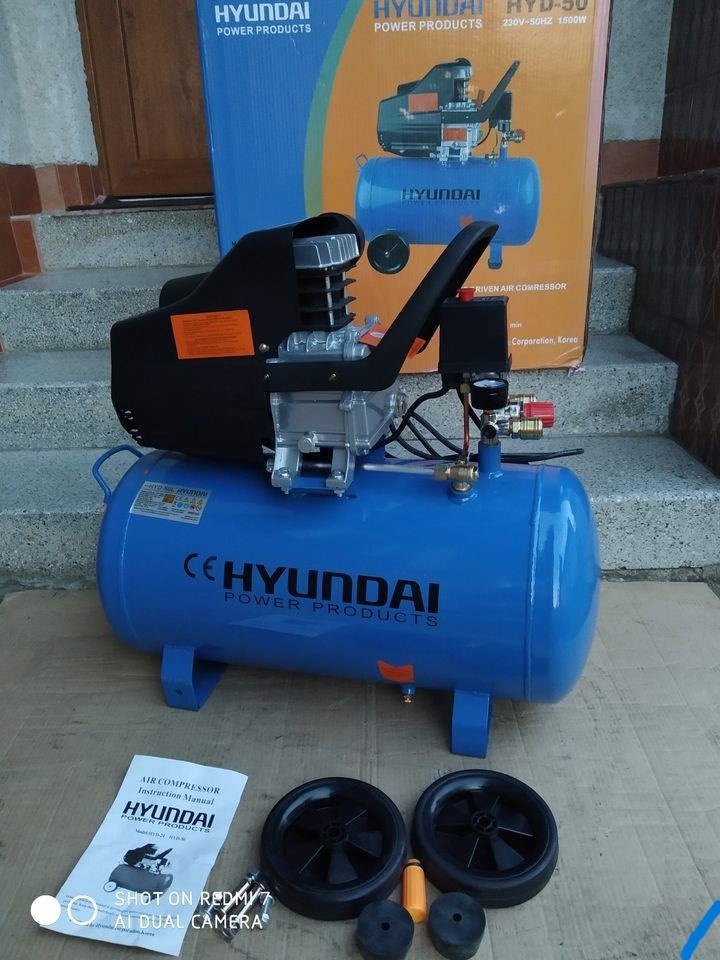 Prodám olejový Kompresor HYUNDAI HYD-50 - 50 LITRŮ...