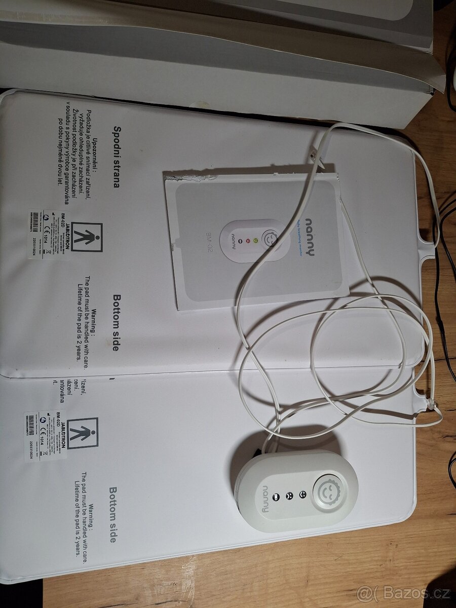 Monitor dechu Nanny BM-02 - 2 podložky plně funkční