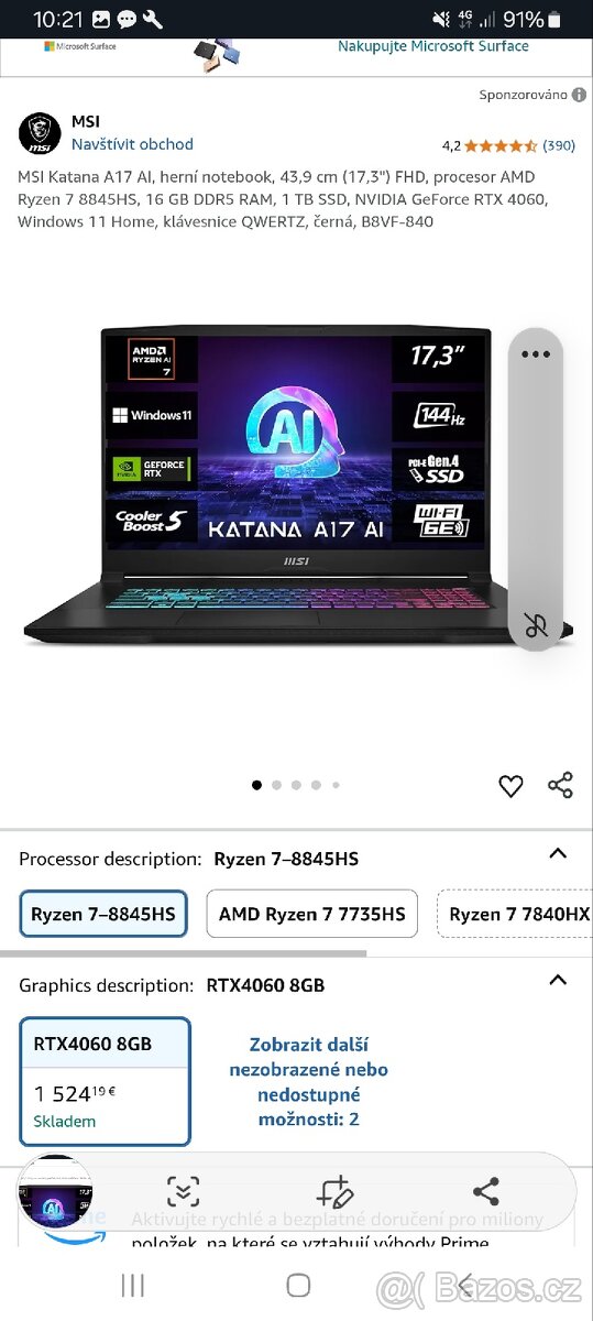 MSI Katana A17