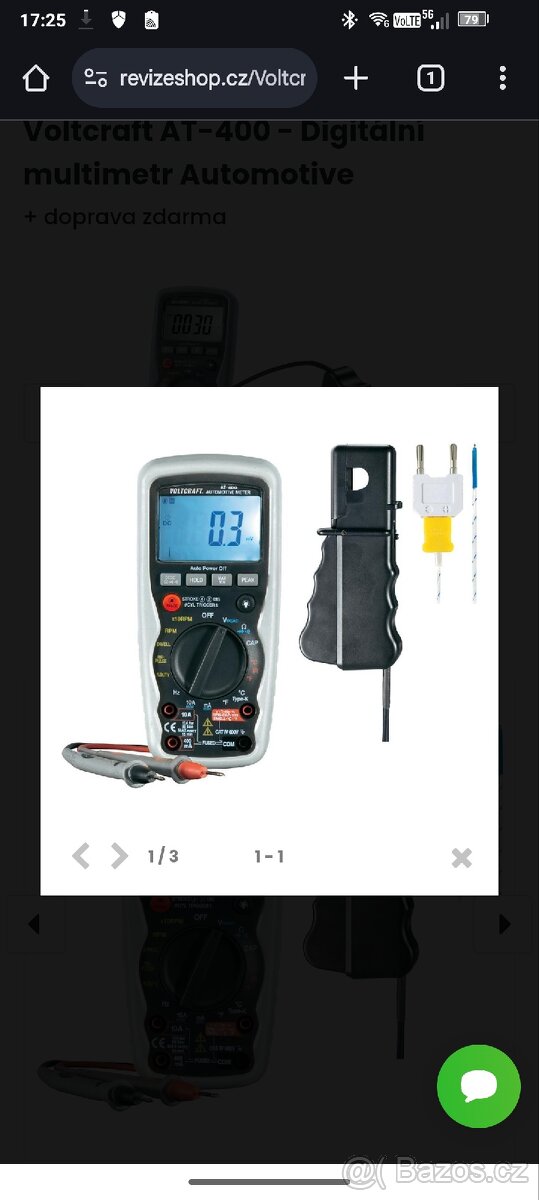 Automobilový digitální multimetr VOLTCRAFT AT-400