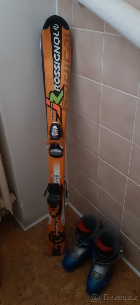 Dětské lyže a boty