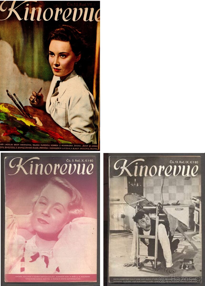Kúpim časopisy z prvej republiky- KINOREVUE/HVEZDA a iné