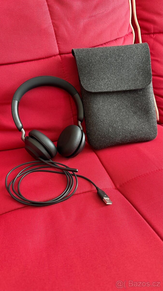Jabra Evolve2 USB-A Sluchátka s mikrofonem přes hlavu