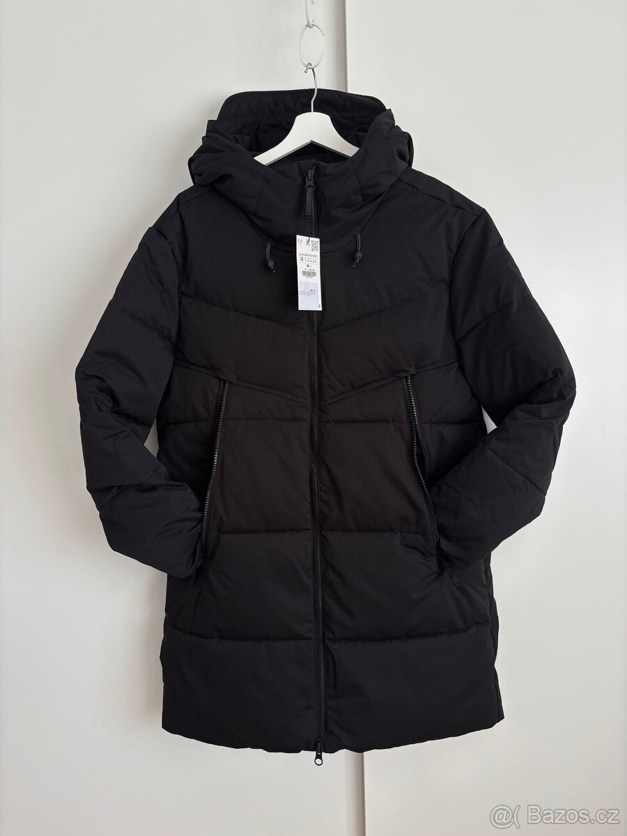 Dlouhá prošívaná zimní bunda Zara L