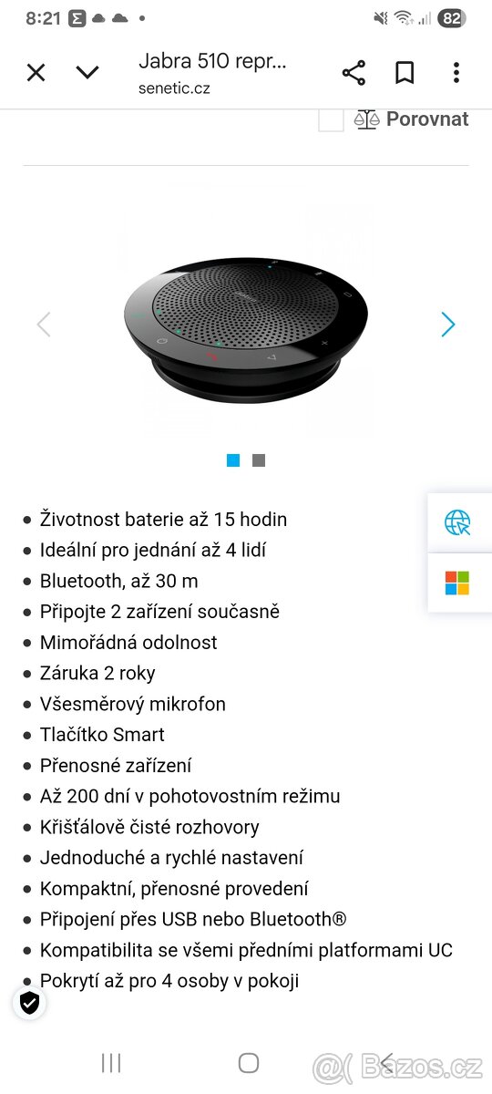 Reproduktor Jabra Speak 510 MS |