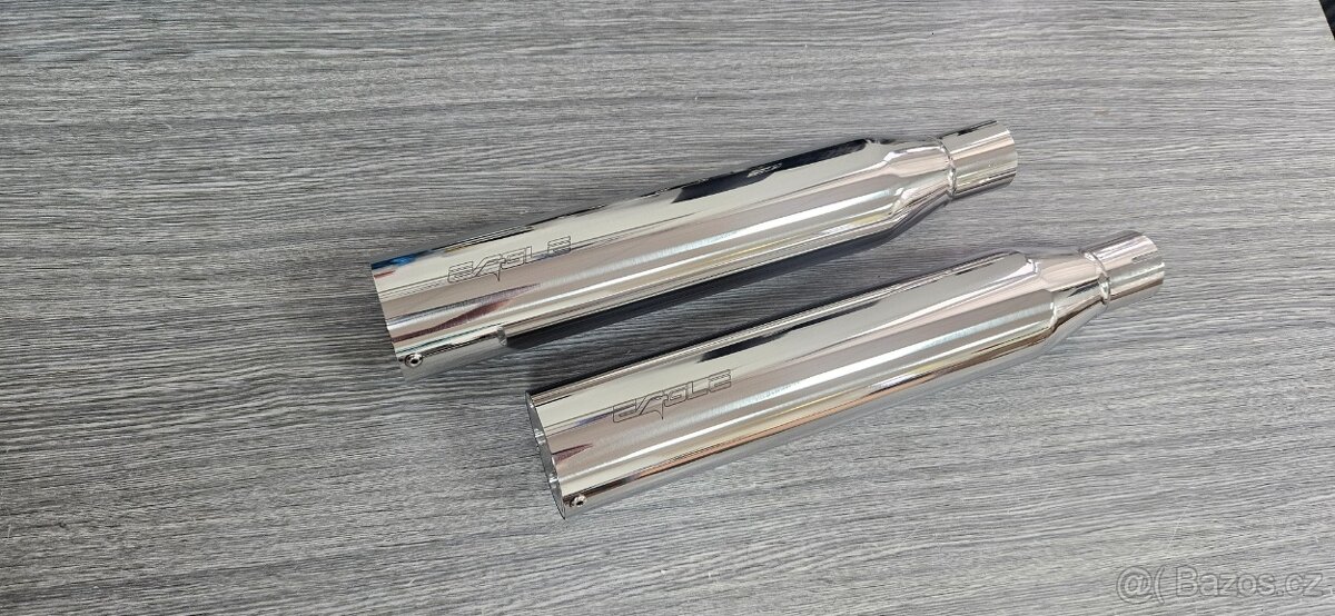 Kawasaki VN 1500 laděné výfuky homologace nové