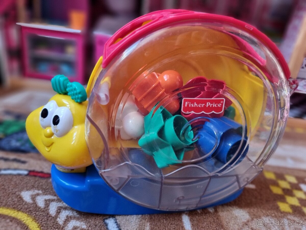 Vkládačka zvukový šnek Fisher price