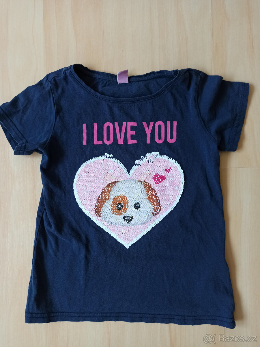 Měnící tričko, vel. 128