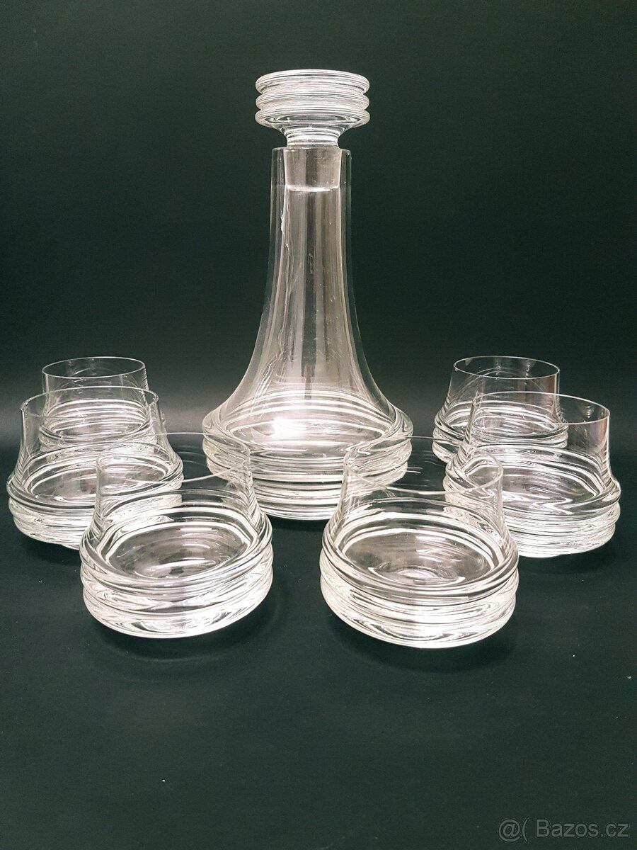 Moser nápojový set /Bruno Morbelli