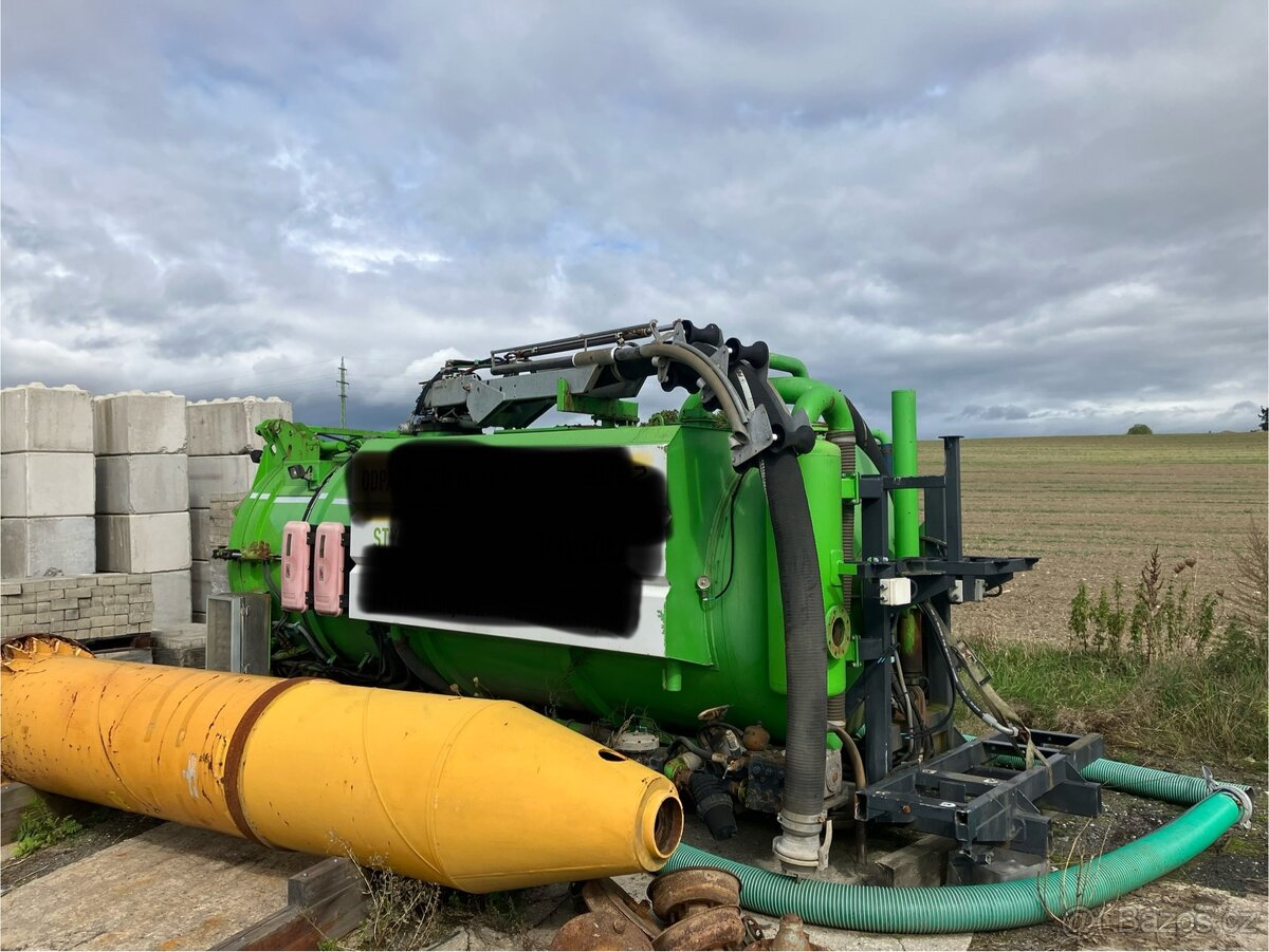 Nástavba na sací bagr