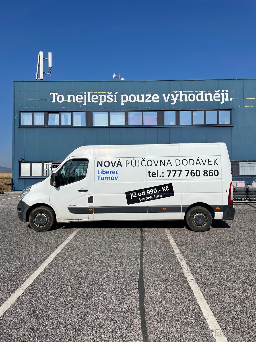 Pronájem, půjčovna dodávek  Liberec, řidičák B