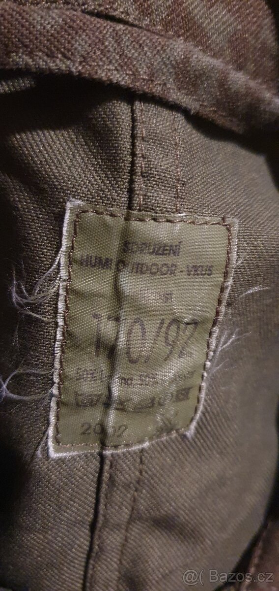 Vojenský set, kompletní vojensky oblek, uniforma