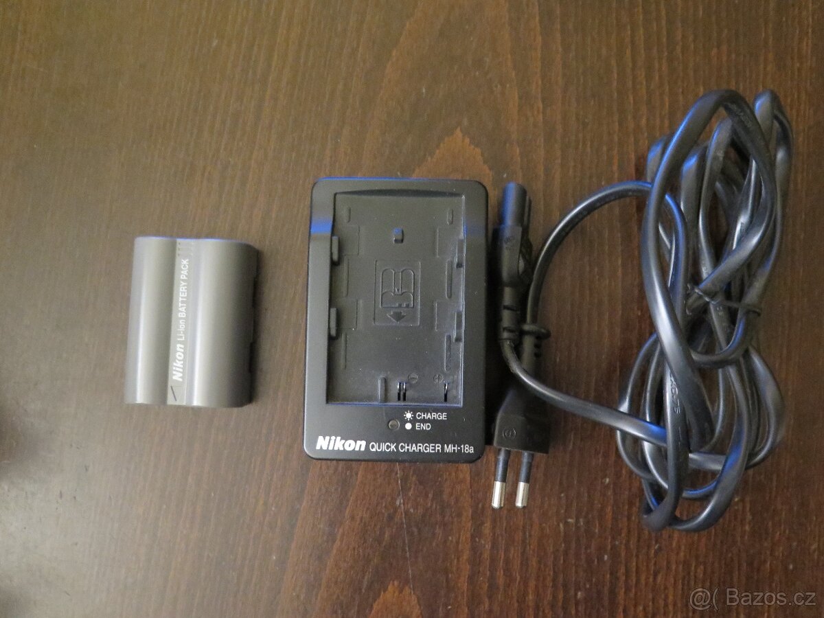 Nikon MH-18a nabíječka + baterie EN-EL3a