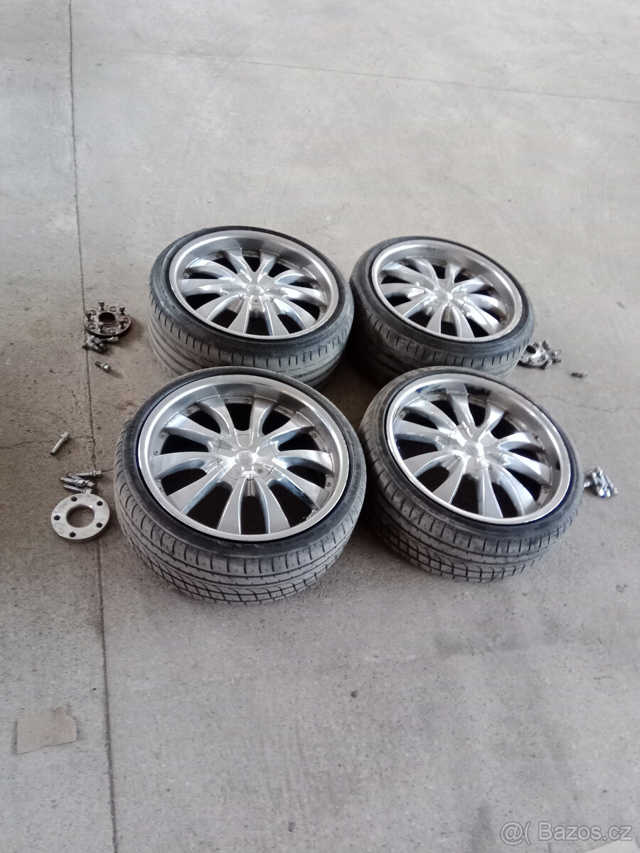 chromová alu kola Indianapolis USA 8,5 a 9,5 x 19