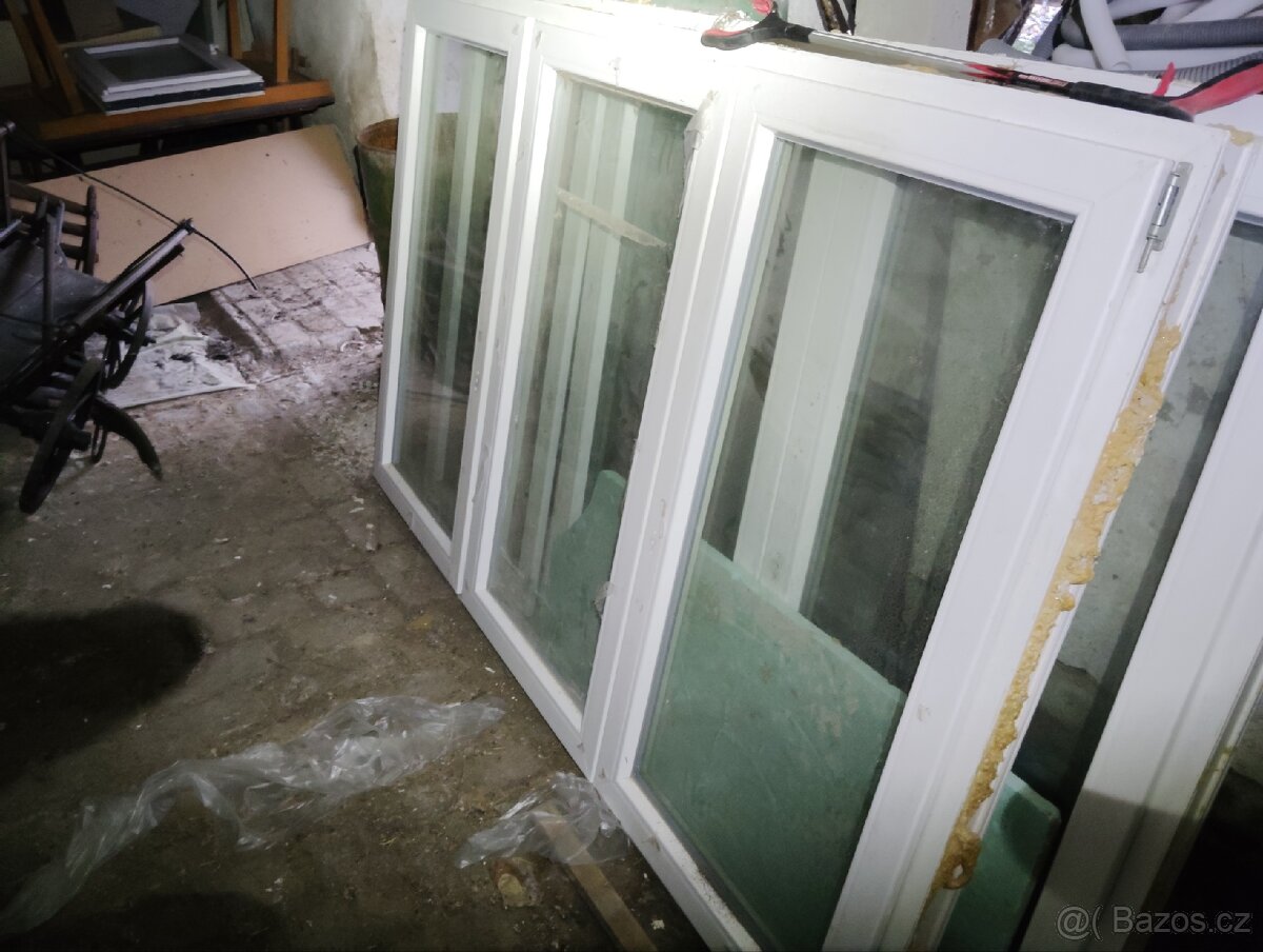 plastová okna trojdílná