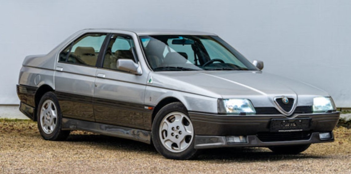 Krásná Alfa Romeo 164 QV quadrifoglio verde jen 800 ks, v ČR