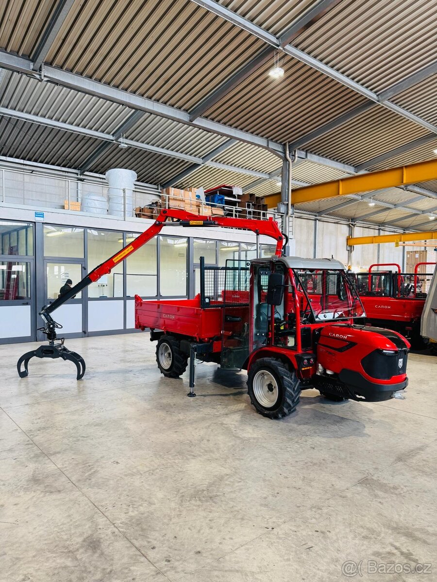 Traktor CARON AR 790 s lesní nástavbou, 4x4